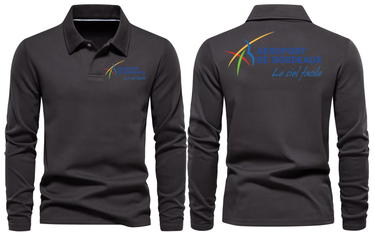 BORDEAUX AIRPORT LONG SLEEVE POLO